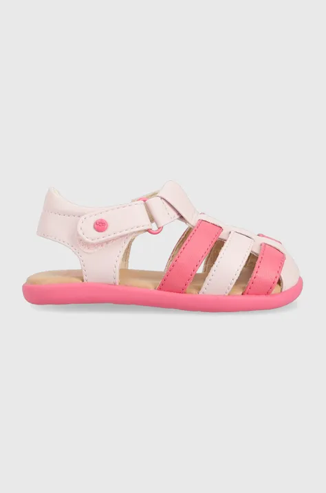 Дитячі сандалі UGG колір рожевий