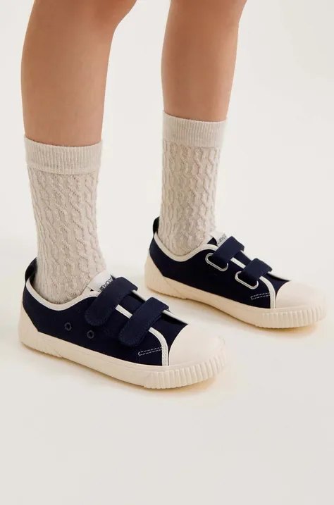 Παιδικά πάνινα παπούτσια Liewood χρώμα: ναυτικό μπλε
