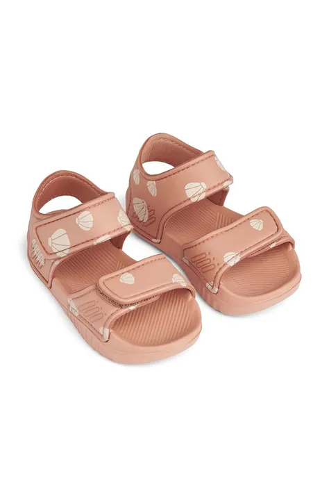 Detské sandále Liewood ružová farba