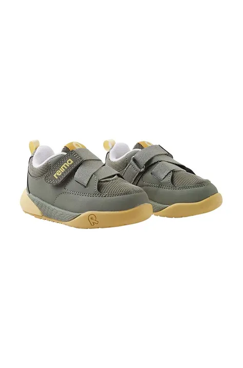 Dětské sneakers boty Reima zelená barva