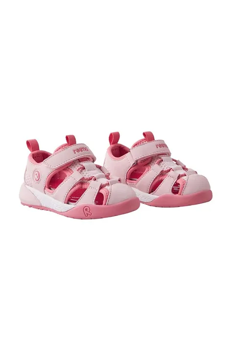 Otroški sandali Reima roza barva