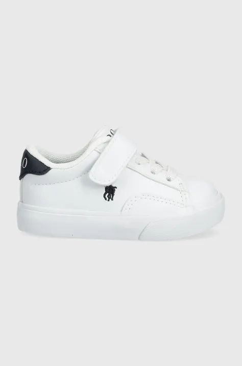 Παιδικά αθλητικά παπούτσια Polo Ralph Lauren χρώμα: άσπρο