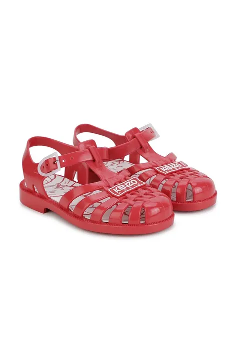 Dječje sandale Kenzo Kids boja: crvena