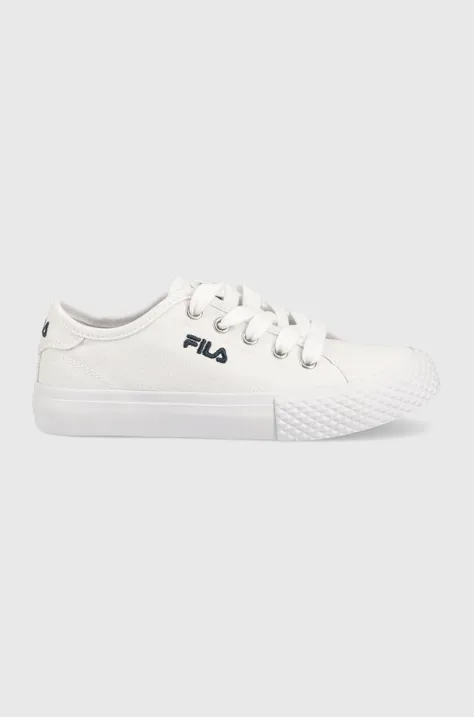 Παιδικά πάνινα παπούτσια Fila FFK0116 POINTER CLASSIC χρώμα: άσπρο, China
