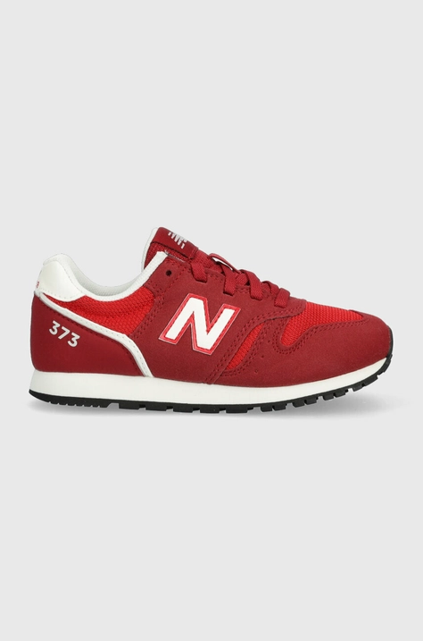 Detské tenisky New Balance NBYC373 červená farba