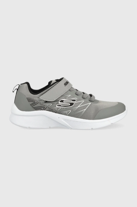 Dětské sneakers boty Skechers Microspec Texlor šedá barva