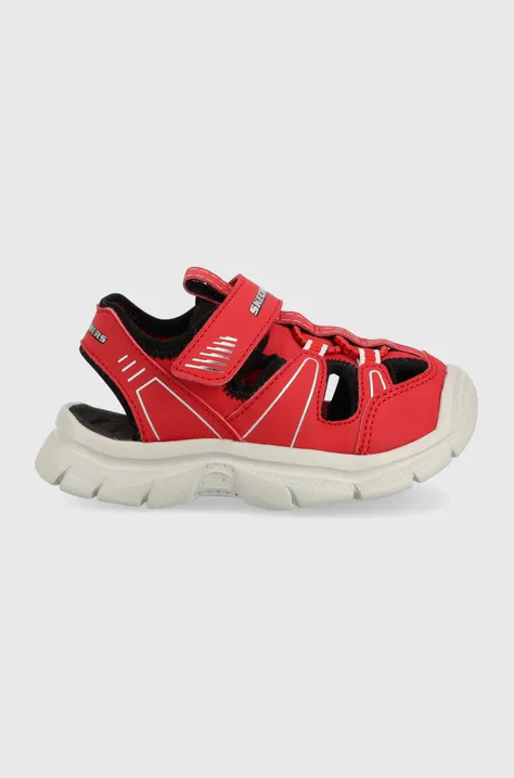 Дитячі сандалі Skechers колір червоний