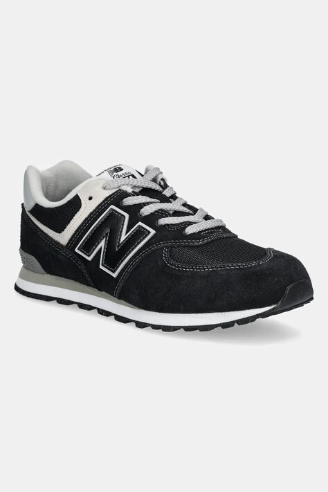 Detské tenisky New Balance GC574EVB čierna farba