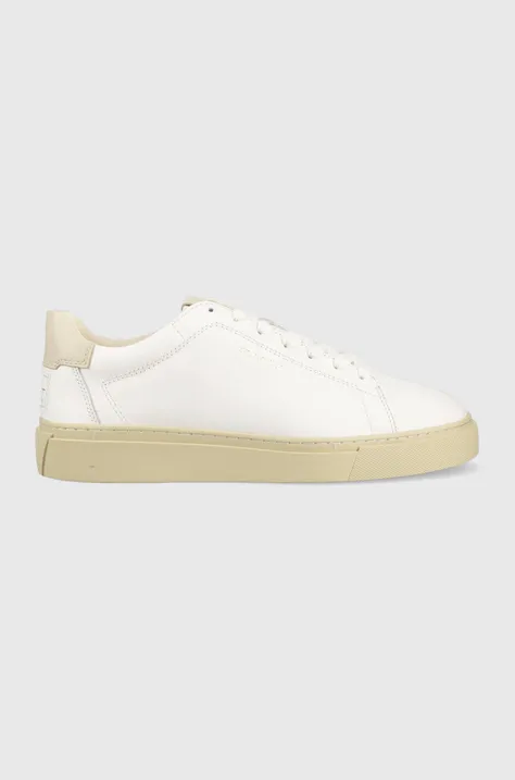 Δερμάτινα αθλητικά παπούτσια Gant Mc Julien χρώμα: άσπρο