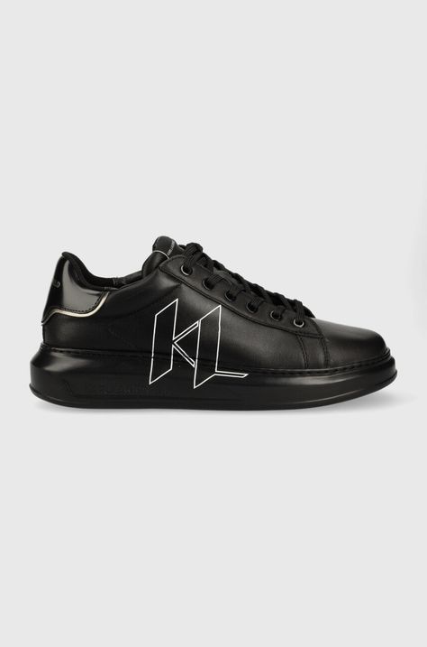 Kožené sneakers boty Karl Lagerfeld KL52511 KAPRI MENS