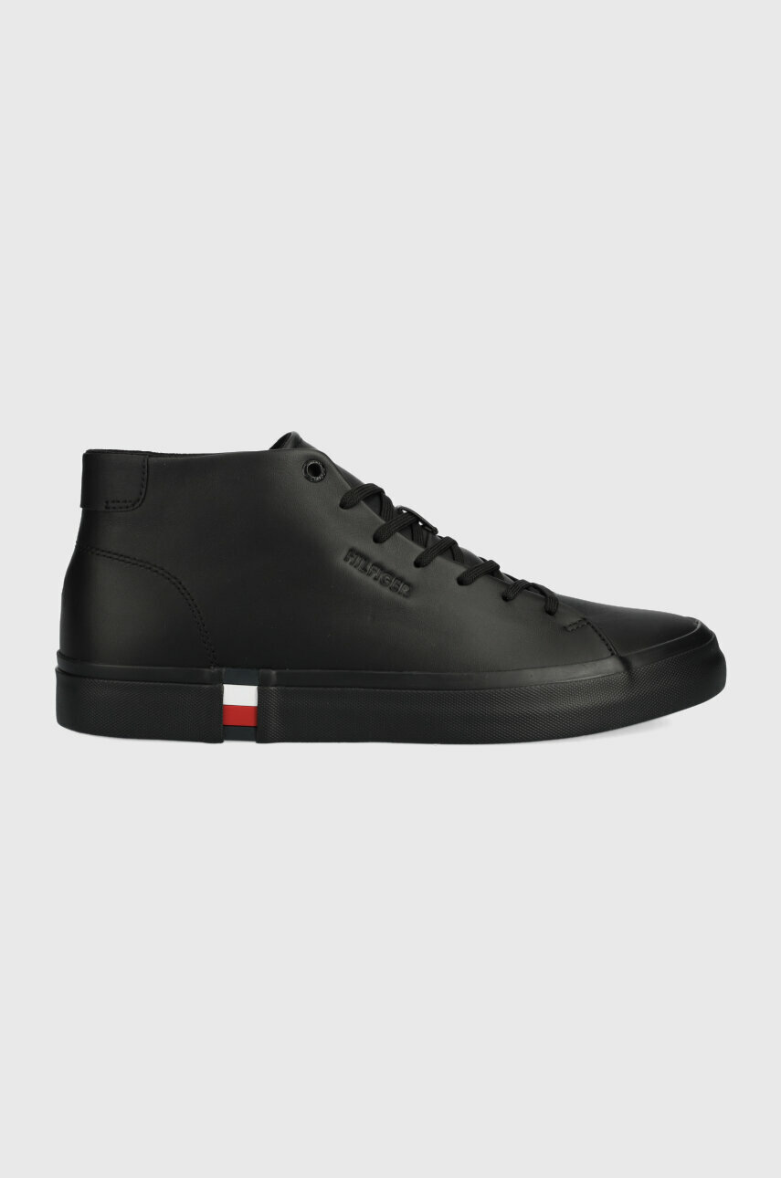 Δερμάτινα ελαφριά παπούτσια Tommy Hilfiger FM0FM04352 MODERN VULC HI CORPORATE LEA