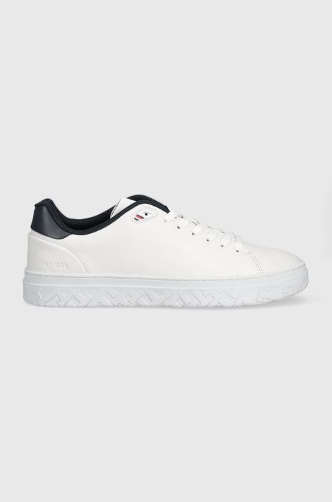 Tommy Hilfiger sneakers din piele MODERN ICONIC COURT CUP LEATHER