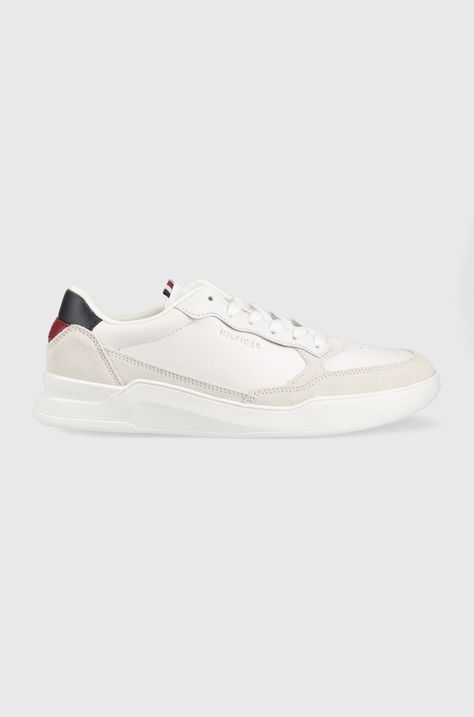 Tommy Hilfiger sneakers din piele FM0FM04358 ELEVATED CUPSOLE LEATHER MIX