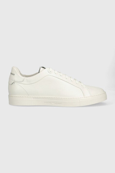Emporio Armani sneakers din piele X4X598 XF662 00894 culoarea alb, X4X598 XF662 00894