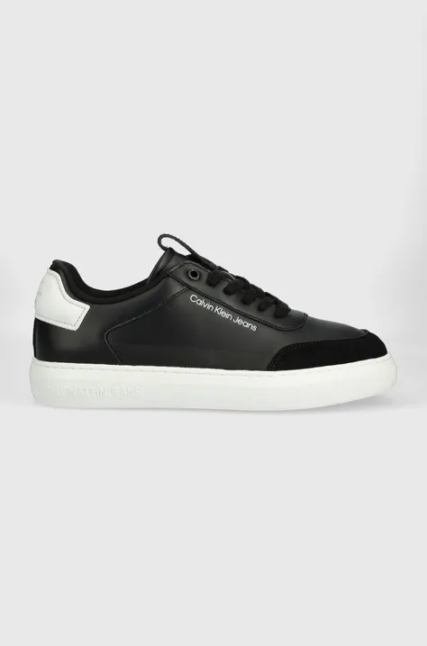 Kožené sneakers boty Calvin Klein Jeans CASUAL CUPSOLE HIGH/LOW FREQ