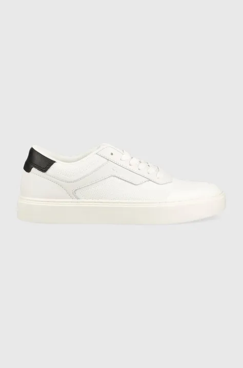 Кросівки Calvin Klein LOW TOP LACE UP KNIT колір білий HM0HM00922