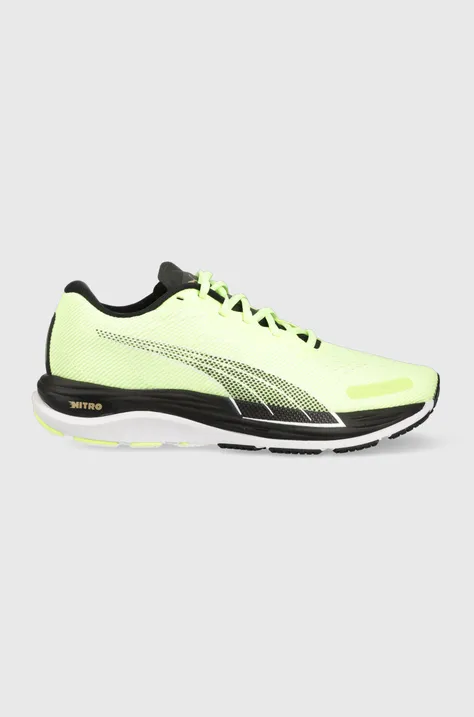 Παπούτσια για τρέξιμο Puma Velocity Nitro 2 Run 75 χρώμα: πράσινο