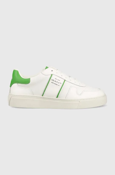 Δερμάτινα αθλητικά παπούτσια Gant Mc Julien χρώμα: άσπρο, 26631914.G247