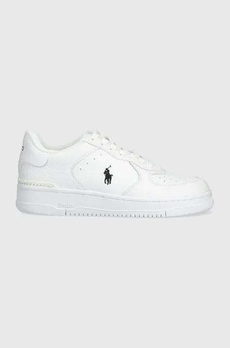 Polo Ralph Lauren sneakers Masters Crt culoarea alb, 809891791009