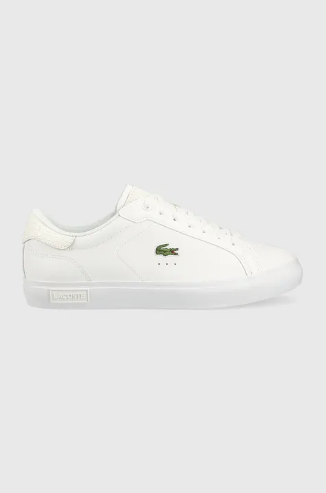 Lacoste sneakersy skórzane POWERCOURT kolor biały 41SMA0030