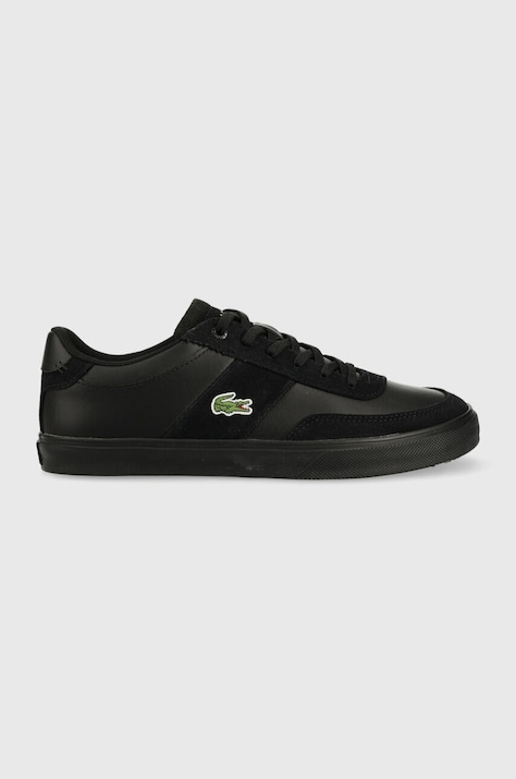 Kožne tenisice Lacoste COURT-MASTER PRO boja: crna, 44SMA0084