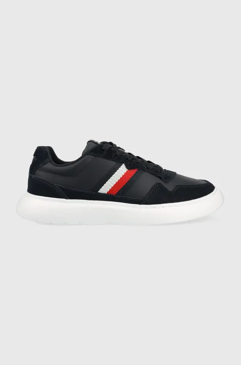 Tommy Hilfiger sneakersy LIGHTWEIGHT LEATHER MIX CUP kolor granatowy FM0FM04427