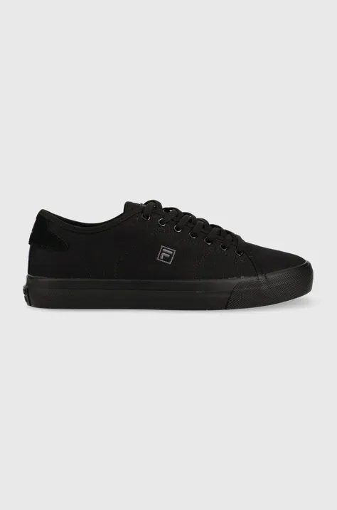 Πάνινα παπούτσια Fila TELA χρώμα: μαύρο
