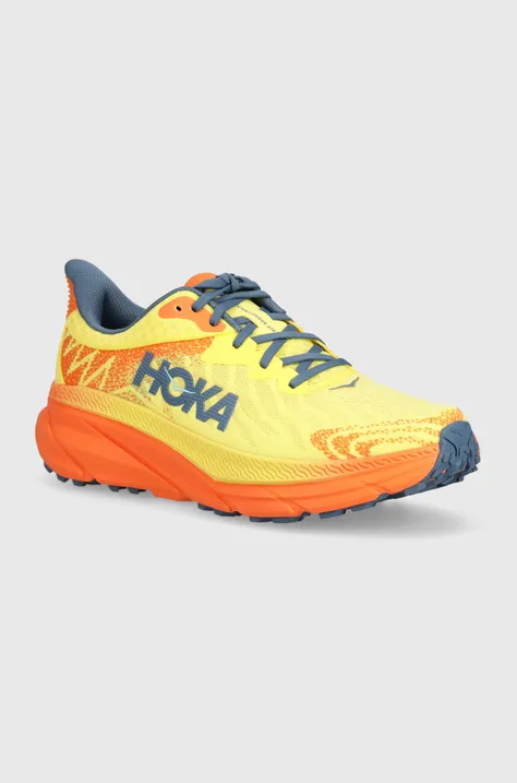 Hoka One One running shoes Challenger ATR 7 yellow color