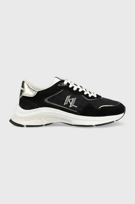 Karl Lagerfeld sneakersy LUX FINESSE kolor czarny KL53165