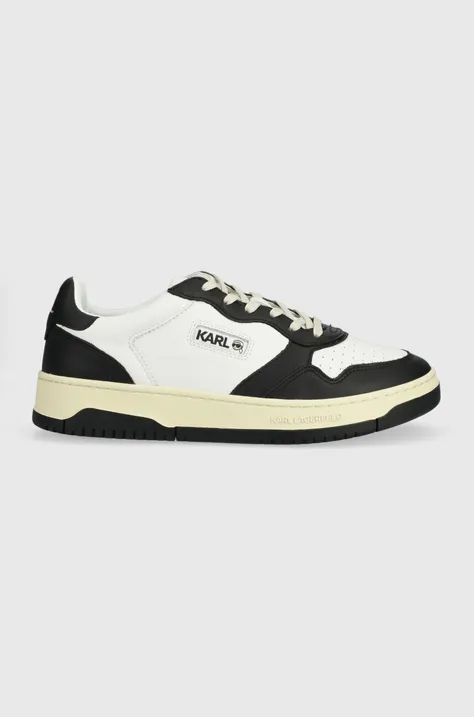Δερμάτινα αθλητικά παπούτσια Karl Lagerfeld KREW KL χρώμα: μαύρο, KL53020 F3KL53020