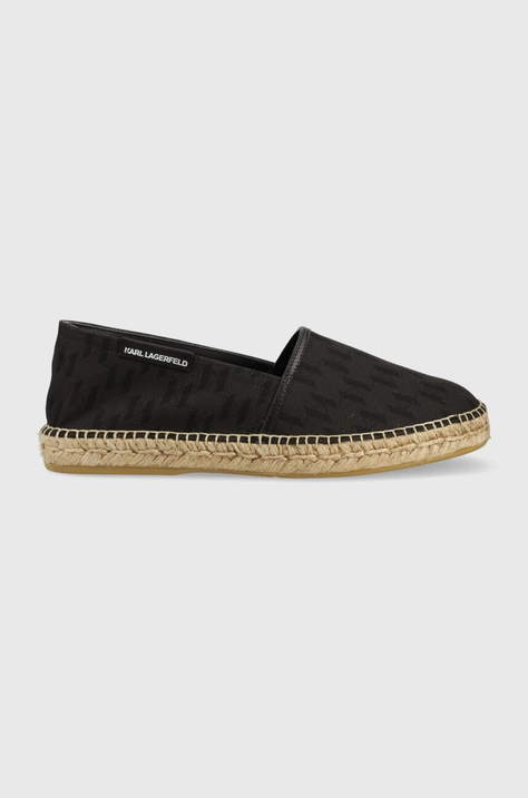 Espadrile Karl Lagerfeld KAMINO boja: crna, KL70103