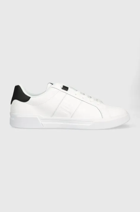 Just Cavalli sneakersy skórzane kolor biały 74QB3SB2