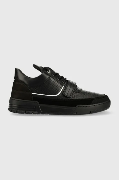 Δερμάτινα αθλητικά παπούτσια Filling Pieces Low Top Blaze χρώμα: μαύρο, 10125691861