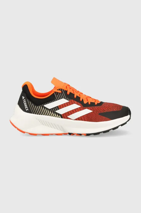 Boty adidas TERREX Soulstride Flow pánské, oranžová barva