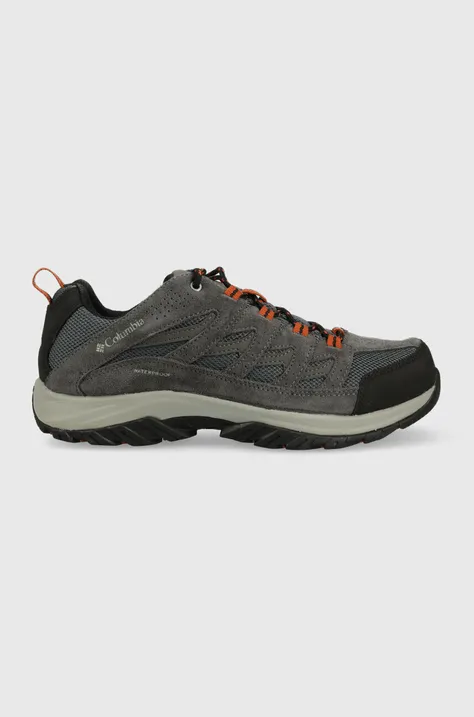 Cipele Columbia Crestwood Waterproof za muškarce, boja: siva