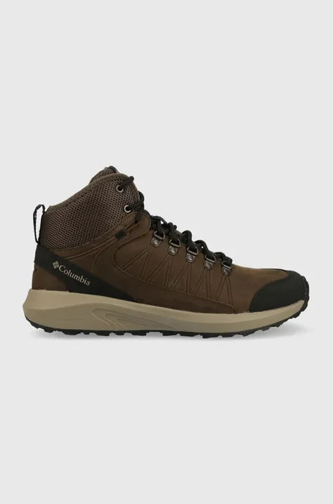 Ботинки Columbia Trailstorm Crest Mid Waterproof мужские цвет коричневый