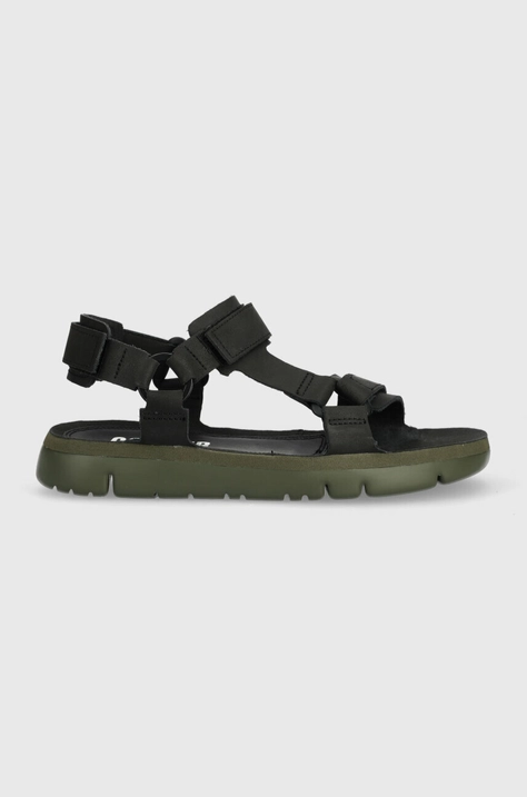 Кожаные сандалии Camper Oruga Sandal мужские цвет чёрный K100416.020