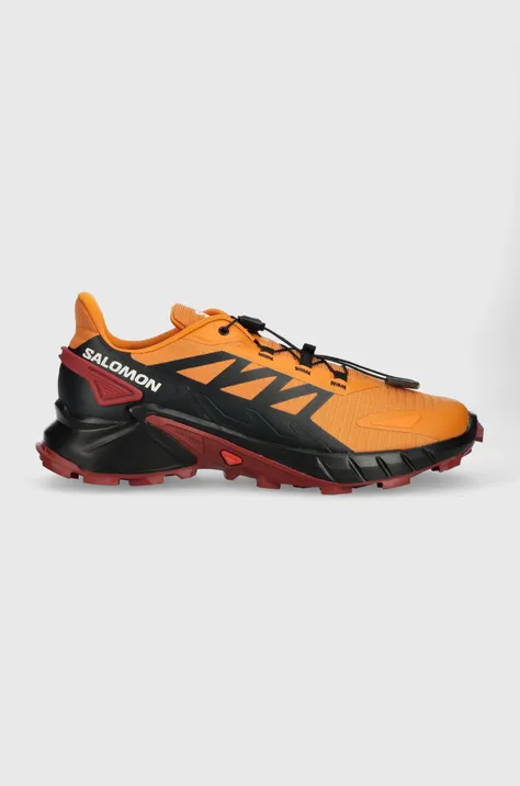 Topánky Salomon Supercross 4 pánske, oranžová farba