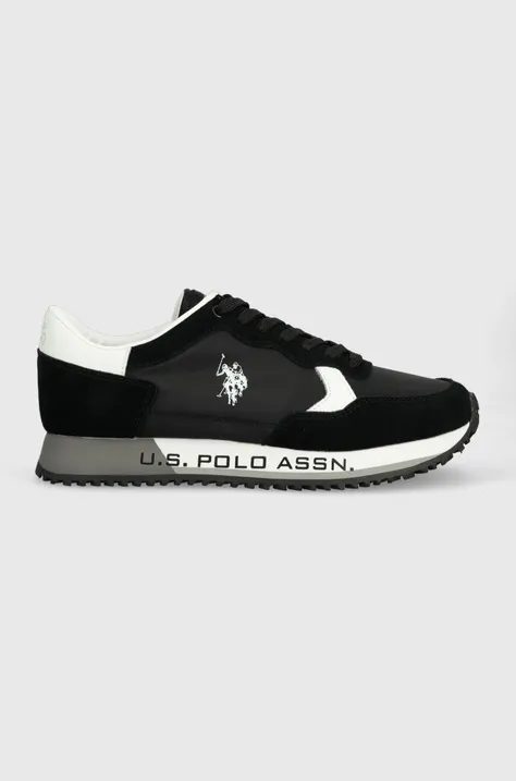 Sneakers boty U.S. Polo Assn. CLEEF černá barva