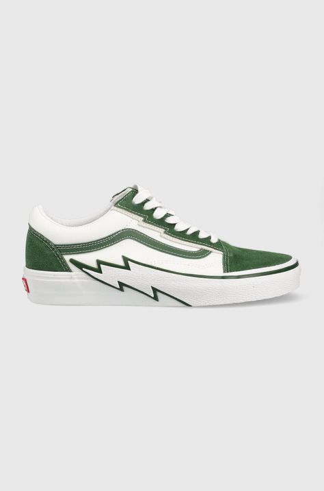 Πάνινα παπούτσια Vans Old Skool Bolt χρώμα: πράσινο, VN0009Q5BGN1
