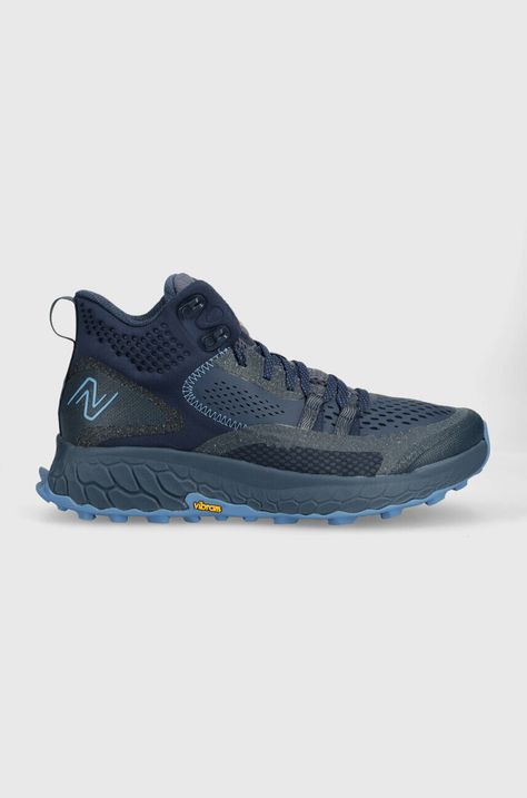 Обувки New Balance Fresh Foam X Hierro Mid в синьо