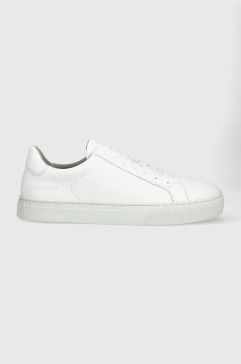 Δερμάτινα αθλητικά παπούτσια Marc O'Polo χρώμα: άσπρο, 30127723501166 LL1M3012
