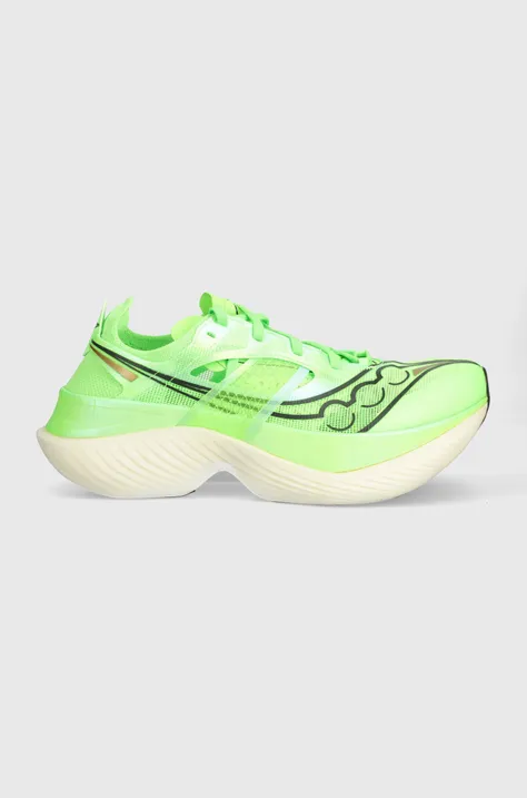 Tekaški čevlji Saucony Endorphin Elite zelena barva