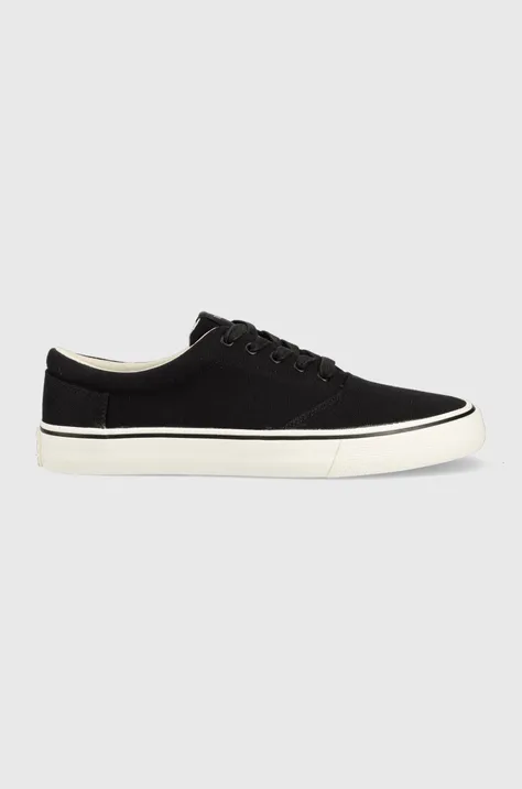 Πάνινα παπούτσια Toms Alpargata Fenix Lace Up χρώμα: μαύρο, 10017704