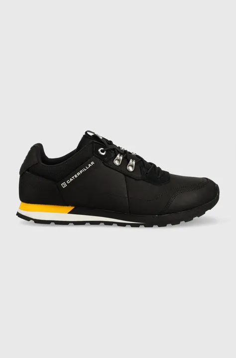 Δερμάτινα αθλητικά παπούτσια Caterpillar VENTURA HIKER LO χρώμα: μαύρο, P110787