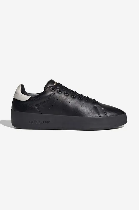 Δερμάτινα αθλητικά παπούτσια adidas Originals H06184 Stan Smith Relasted χρώμα: μαύρο