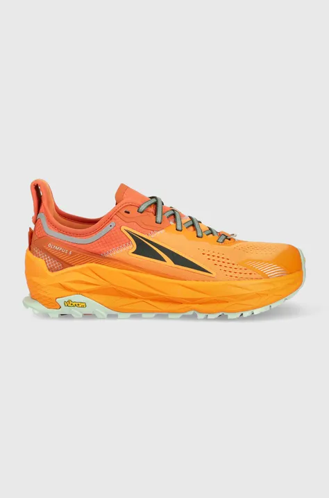 Čevlji Altra Olympus 5 moški, oranžna barva