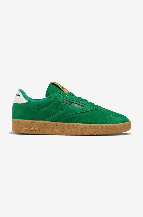 Σουέτ αθλητικά παπούτσια Reebok Classic C Grounds χρώμα: πράσινο