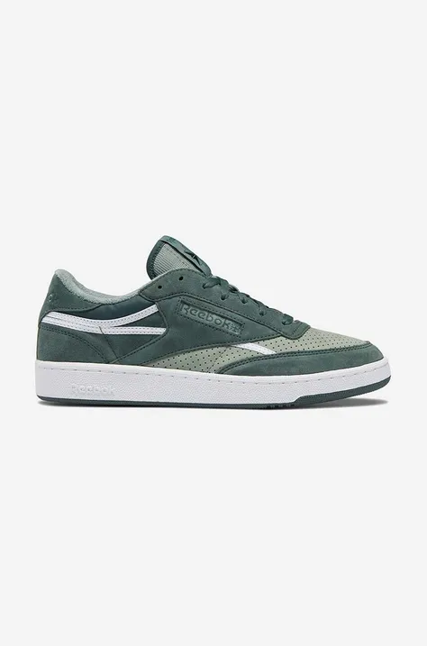Σουέτ αθλητικά παπούτσια Reebok Classic Club C 85 Vintage χρώμα: πράσινο