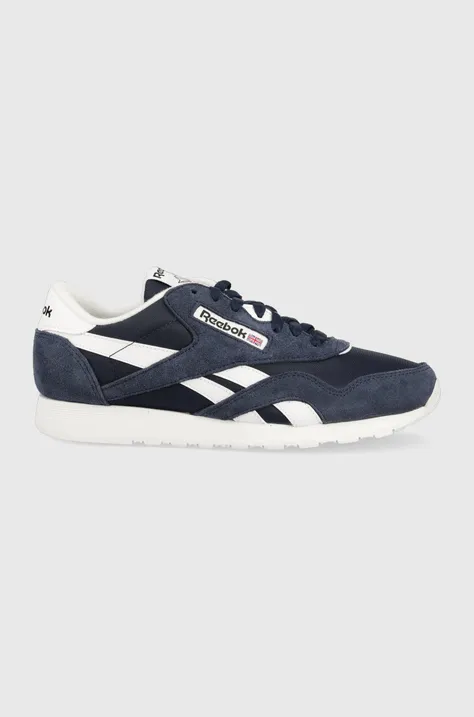 Reebok Classic sneakers CL Nylon navy blue color